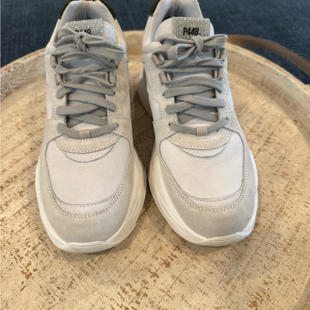 P448 Women's Luke white EU 38Crocodile Print You Can Surf Later us 8 - Picture 4 of 10